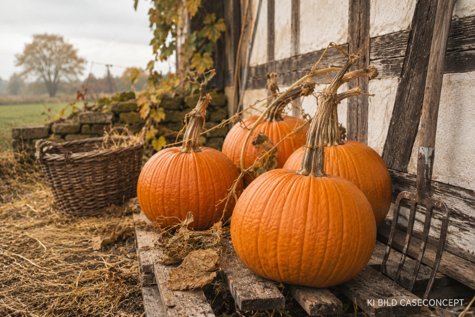 Timing bis Halloween Ernte und Aushärten