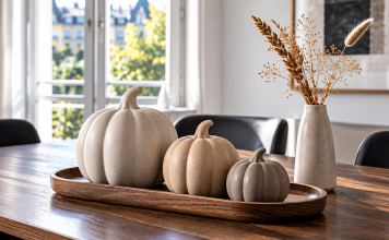 Skulpturale Kürbisse aus matter Keramik: Warum Architekten diese Herbstdeko lieben