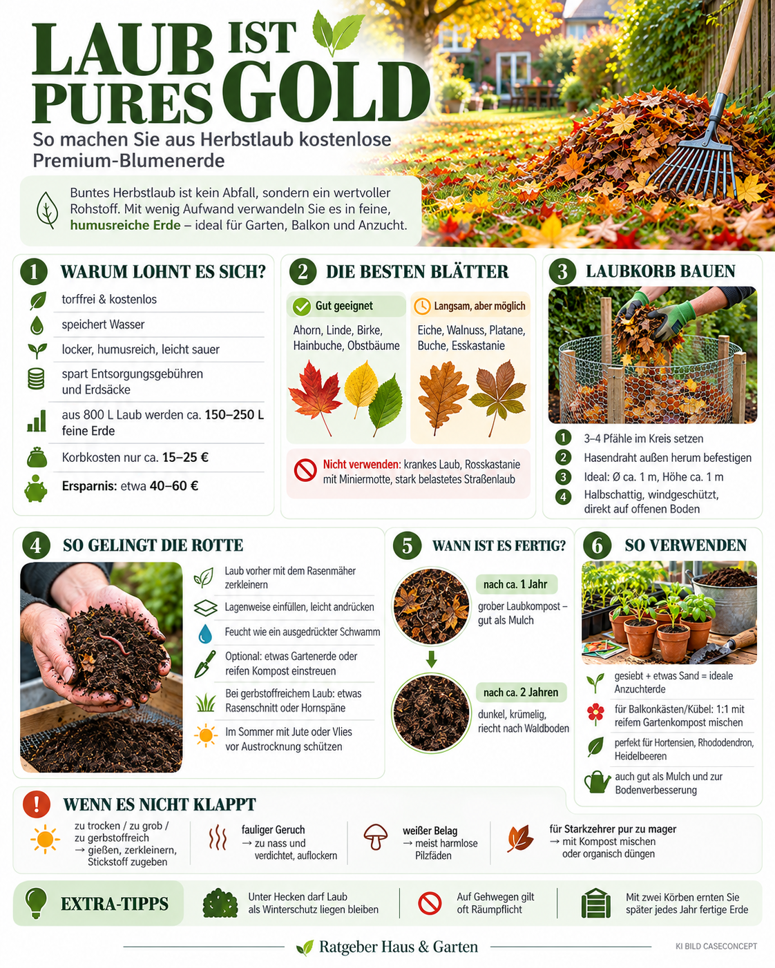 Laub ist pures Gold – Kompostratgeber