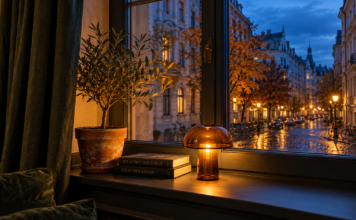 Schluss mit Flutlicht im Wohnzimmer So schaffen Lichtinseln aus Rauch- und Bernsteinglas echte Herbst-Gemütlichkeit